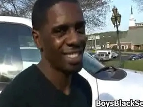 Blacks on boys - gay hardcore interracial porn 15