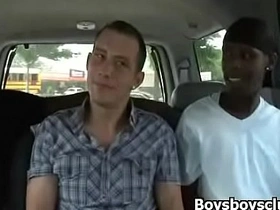 Blacks on boys   hardcore nasty interracial gay nailing video 23