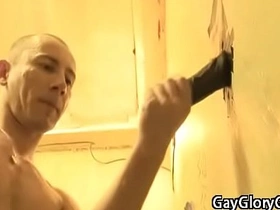 Gay interracial dick sucking and cock rubbing video 03