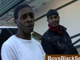 Blacks on boys - interracial gay porno movie03