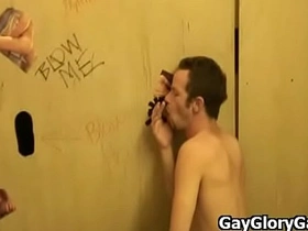 Interracial gay gloryhole dick sucking video 09