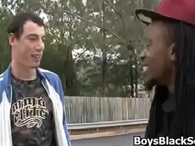 Blacks on boys - gay interracial nasty fuck video 04