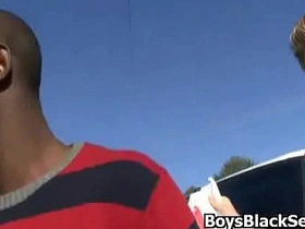 Blacks on boys - gay interracial nasty porn video 13