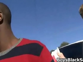 Blacks on boys - gay interracial nasty fuck video 13