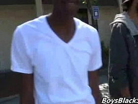 Blacksonboys - interracial bareback hardcore gay fuck video 08