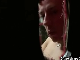Gloryholes and gay handjobs - interracial porn video 04