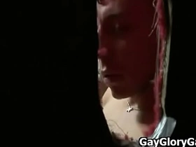 Gay interracial gloryhole sex and handjob fuck 06